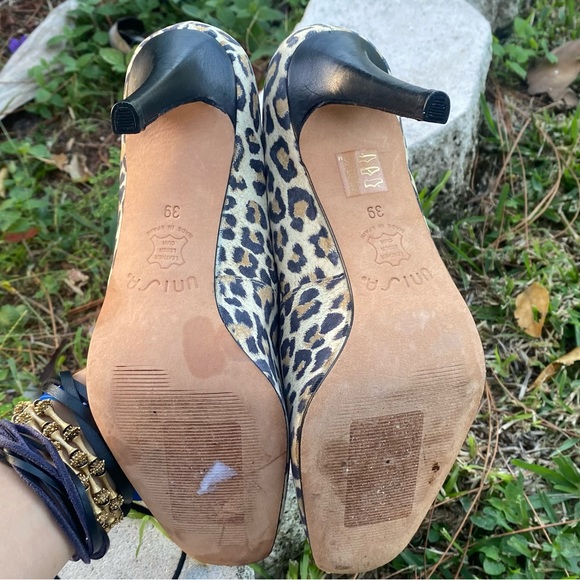 Unisa Leopard Print Heels 39 Pumps - Picture 2 of 6